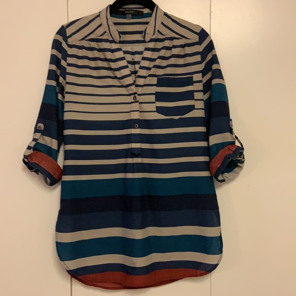 ModCloth Striped Shirt - Picture 1 of 7